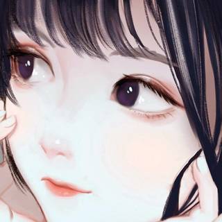 Cartoon girl cute wallpaper