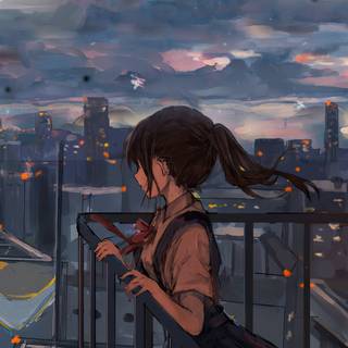 Anime 4k girl phone wallpaper