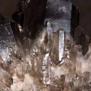 Smoky quartz crystal wallpaper