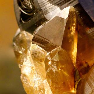 Smoky quartz crystal wallpaper