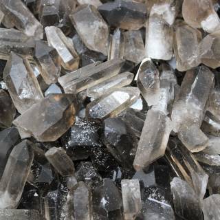 Smoky quartz crystal wallpaper