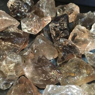 Smoky quartz crystal wallpaper