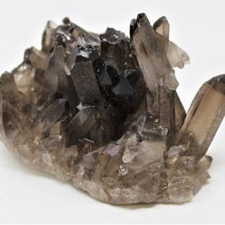 Smoky quartz crystal wallpaper