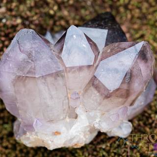 Smoky quartz crystal wallpaper