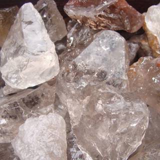 Smoky quartz crystal wallpaper