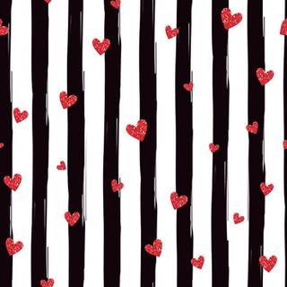 White and black Valentine wallpaper