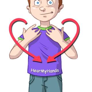 Valentines sign language wallpaper