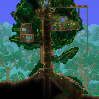 Terraria mobile portrait wallpaper