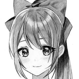 Anime art pencil wallpaper