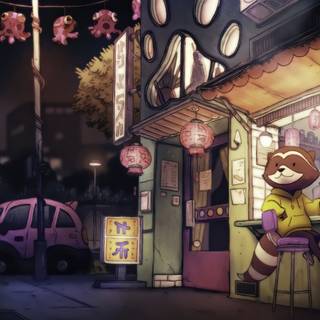 4k chill anime art wallpaper