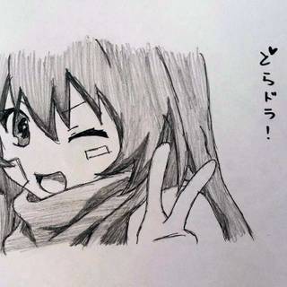 Anime art pencil wallpaper