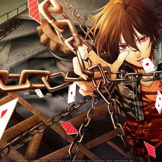 Brown anime Full HD wallpaper