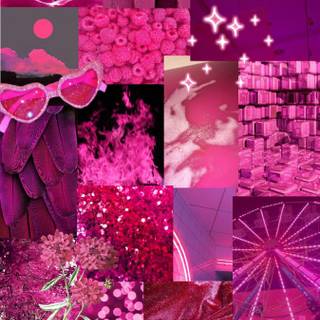 Magenta aesthetic wallpaper
