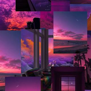 Magenta aesthetic wallpaper