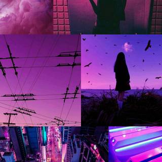 Magenta aesthetic wallpaper