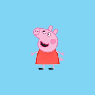 Preppy Peppa Pig wallpaper