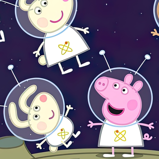 Preppy Peppa Pig wallpaper