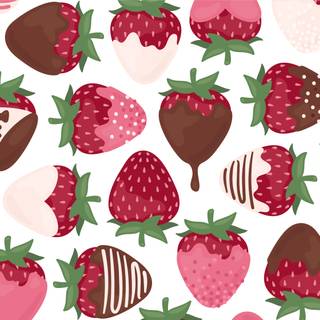 Strawberry Valentines wallpaper