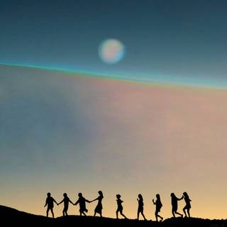 Moonlight Sunrise wallpaper