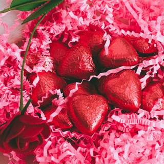 Strawberry Valentines wallpaper