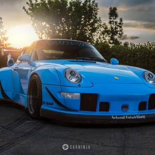 Porsche 993 widebody wallpaper