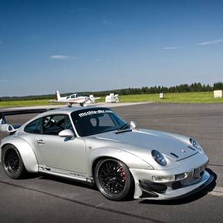Porsche 993 widebody wallpaper