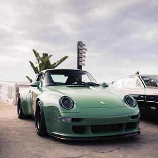 Porsche 993 widebody wallpaper