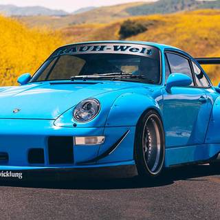 Porsche 993 widebody wallpaper