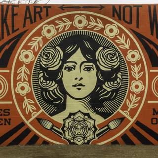 Make Art Not War wallpaper