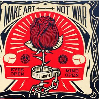 Make Art Not War wallpaper