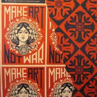 Make Art Not War wallpaper