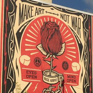 Make Art Not War wallpaper