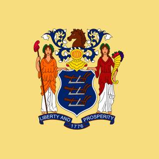 Flag of New Jersey wallpaper