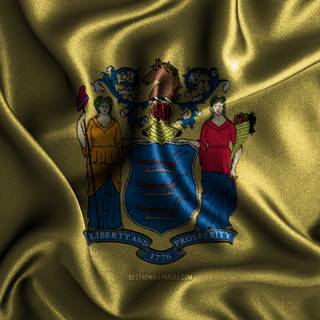 Flag of New Jersey wallpaper