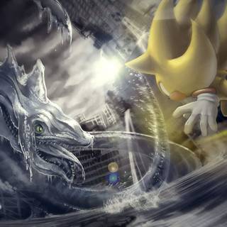 Chaos Sonic wallpaper