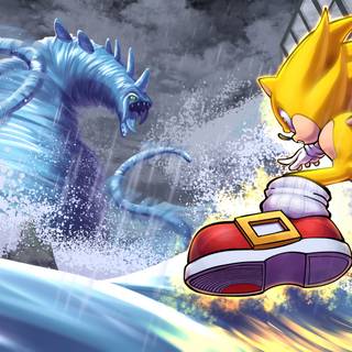 Chaos Sonic wallpaper