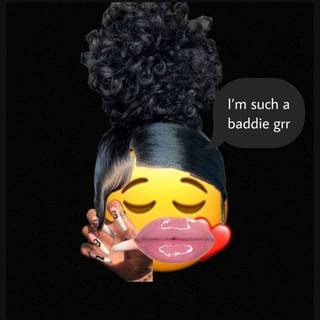 Baddie Emoji wallpaper
