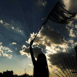 Woman Life freedom wallpaper