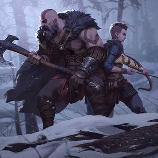 GoW Ragnarok wallpaper