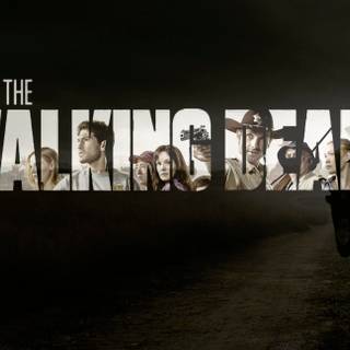 The Walking Dead logo wallpaper