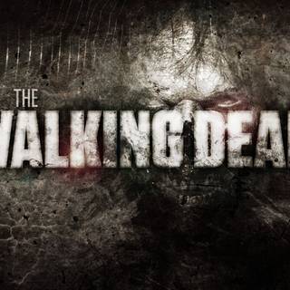 The Walking Dead logo wallpaper