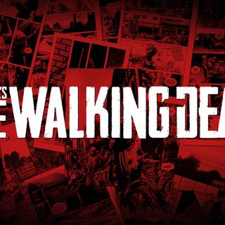 The Walking Dead logo wallpaper