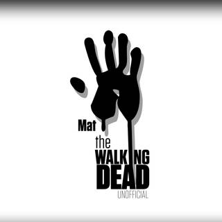 The Walking Dead logo wallpaper