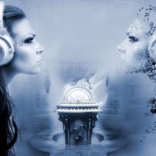 Hearing music wallpaper