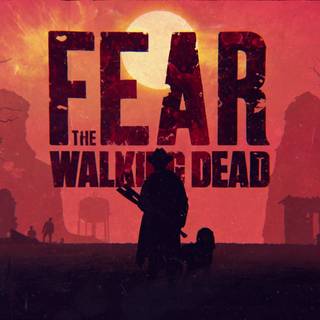 The Walking Dead logo wallpaper