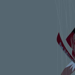 Samurai minimalist wallpaper