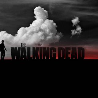 The Walking Dead logo wallpaper