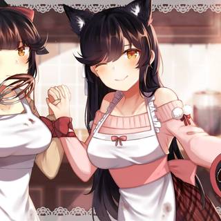 Cute Valentines Day girl wallpaper