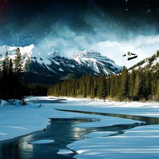 Magnificent winter wallpaper