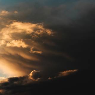 Dark spring sky wallpaper